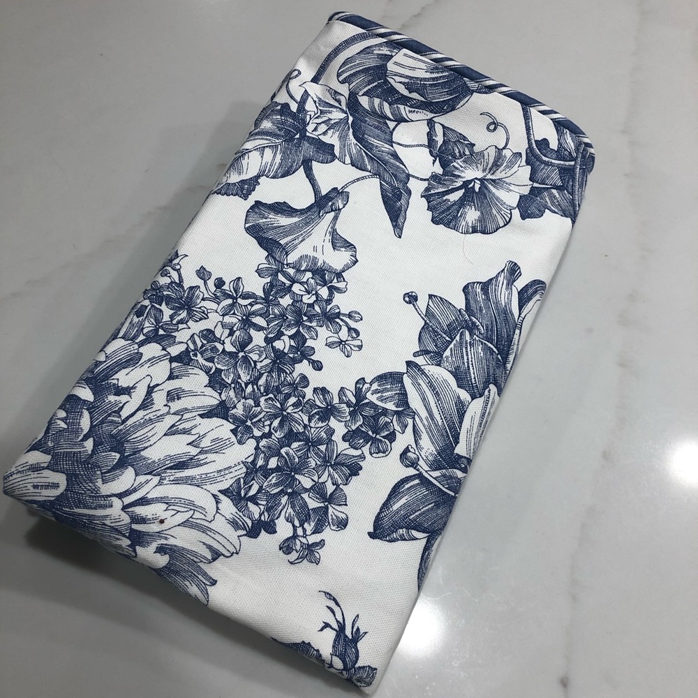 Waverly Garden Toile Lapis European Sham